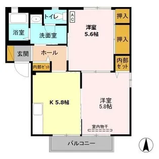 グレース A【2階】の間取り