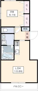 メゾン・パティオ【2階】の間取り