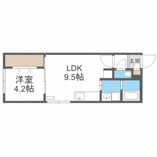 SERAM美園(セラム美園)【2階】の間取り