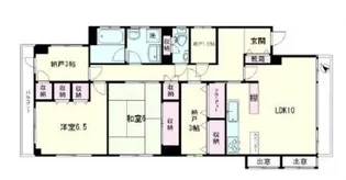 カーサ・ヴェルデ【9階】の間取り