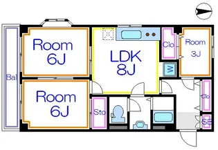ウイングハイム【2階】の間取り