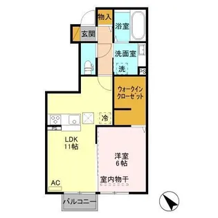 BEST HOUSEIII【1階】の間取り