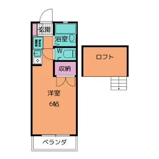 KAISER HOUSE【2階】の間取り