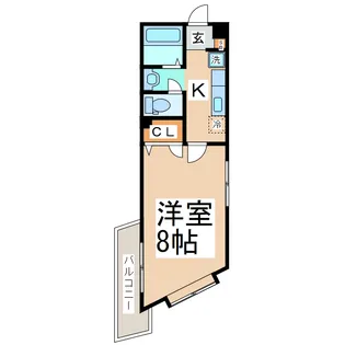トータス2番館【1階】の間取り