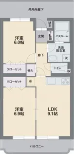 サンモリッツ【2階】の間取り