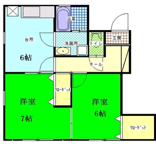 カーサTatsu【1階】の間取り