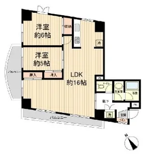 コロネード春日【9階】の間取り