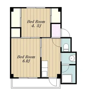 ビレッジハウス三田【1階】の間取り
