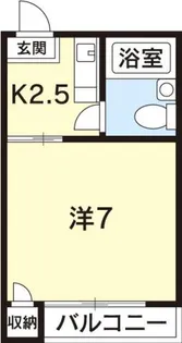 住吉ビューハイツ【4階】の間取り