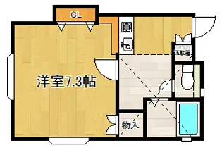 ヴィアーレ学校町【2階】の間取り