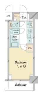 ドゥーエ新横浜【8階】の間取り
