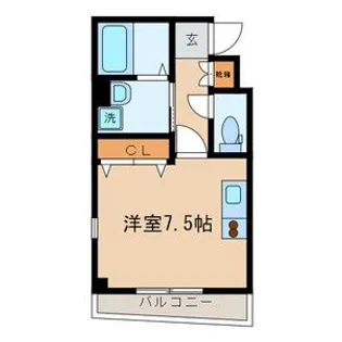 エルクレスト【1階】の間取り