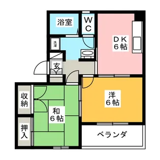 メゾン優【2階】の間取り