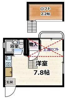 マロンハイツ【2階】の間取り