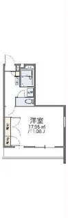 レオパレスクール【1階】の間取り