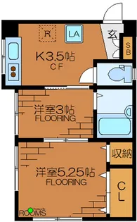 椿ビル【4階】の間取り