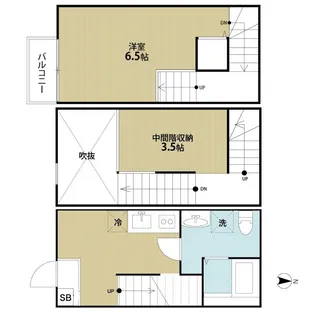 CALMATO【1階】の間取り