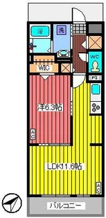 Ksパーシモン【3階】の間取り