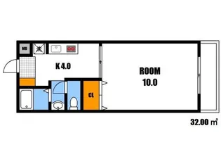 サンライズ伴駅前ビル【1階】の間取り