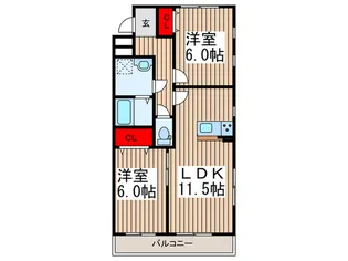 ブリアンテ【2階】の間取り