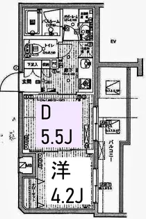 日神デュオステージ関内大通り公園【8階】の間取り