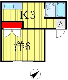 ホワイトレジデンス【2階】の間取り