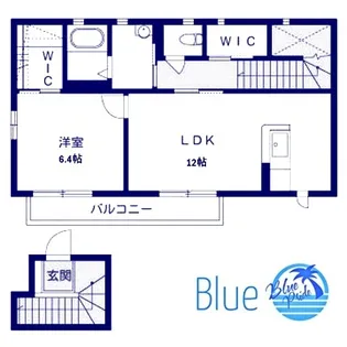 ヴェルデ茅ヶ崎B【2階】の間取り