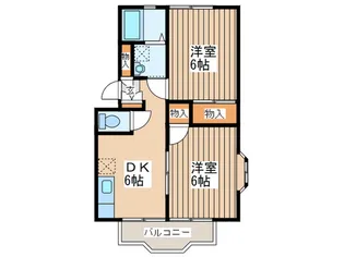 ソシアル並木【2階】の間取り