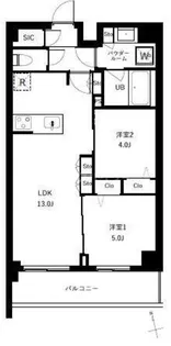 アーバンパーク船堀II【5階】の間取り