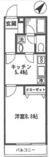 サンヒルズ大倉山【1階】の間取り