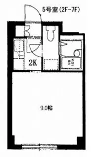 アルファアパル菊水【2階】の間取り
