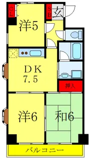ドミールカネコ【4階】の間取り