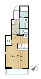 セレノコルソオギ【1階】の間取り