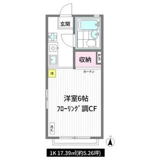 ツインパレス上高田【1階】の間取り