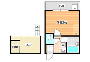 ヨーロピアン22番館【2階】の間取り
