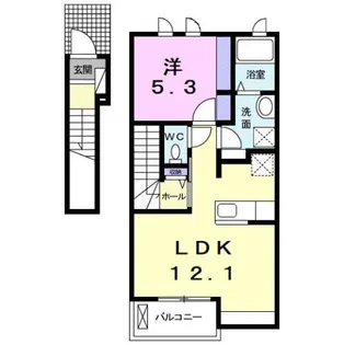 アルシオーネII【2階】の間取り