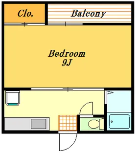 ラウンドロッキー【2階】の間取り