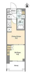 ウェルスクエア西蒲田【9階】の間取り