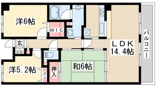 三国駅前アーバンコンフォート【3階】の間取り