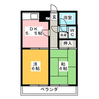 ヒルズ東寺尾【3階】の間取り