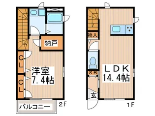 マノワール【1階】の間取り