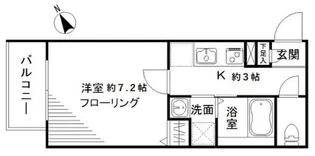 グリーニエ西新宿参番館【4階】の間取り