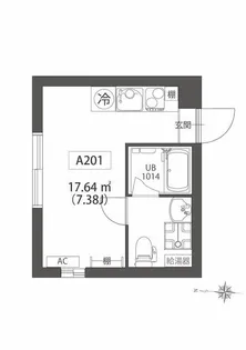 OrgoVita凛A棟【2階】の間取り