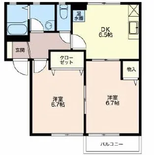 シャーメゾン029【1階】の間取り