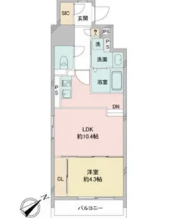 ドゥーエ千種【8階】の間取り