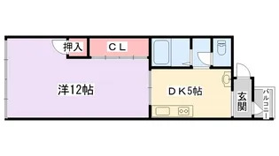 コテージ八坂【3階】の間取り