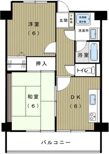 アイユーパレス【3階】の間取り