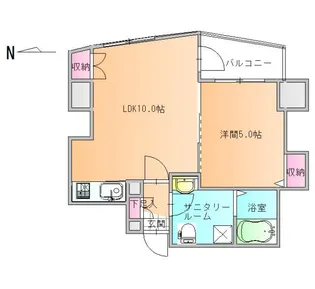クオリア双葉【2階】の間取り
