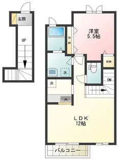 シャーメゾン樹光【2階】の間取り