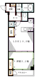 パークサイドマンション高円寺【1階】の間取り